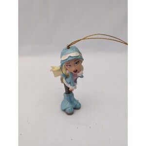 Bratz Cloe Holiday Ornament Girls Christmas Y2K Bratz Doll Blonde Blue Hat